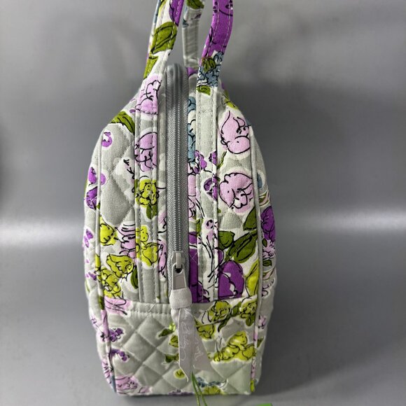NWT Vera Bradley Lunch Bag Watercolor Insulated Lunchbox Gray - Picture 6 of 10